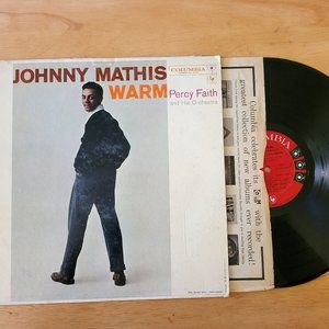 JOHNNY MATHIS Warm LP 1957 Columbia CL 1078 Pop Music LP1